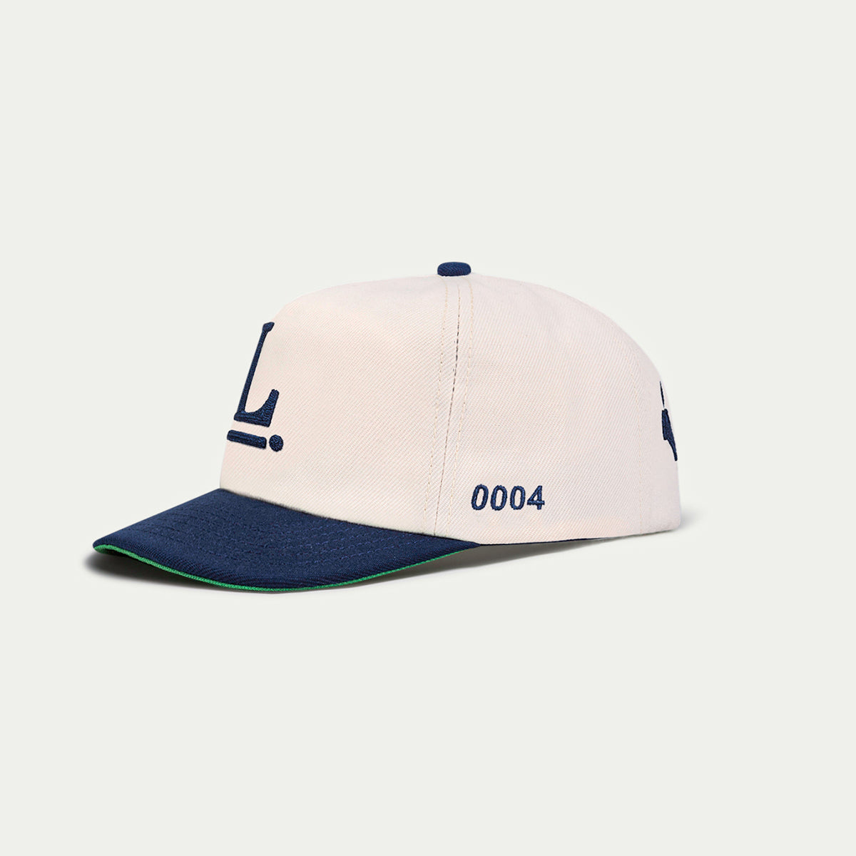 Logo Cap | White & Navy Vintage Snapback Inspired | Local