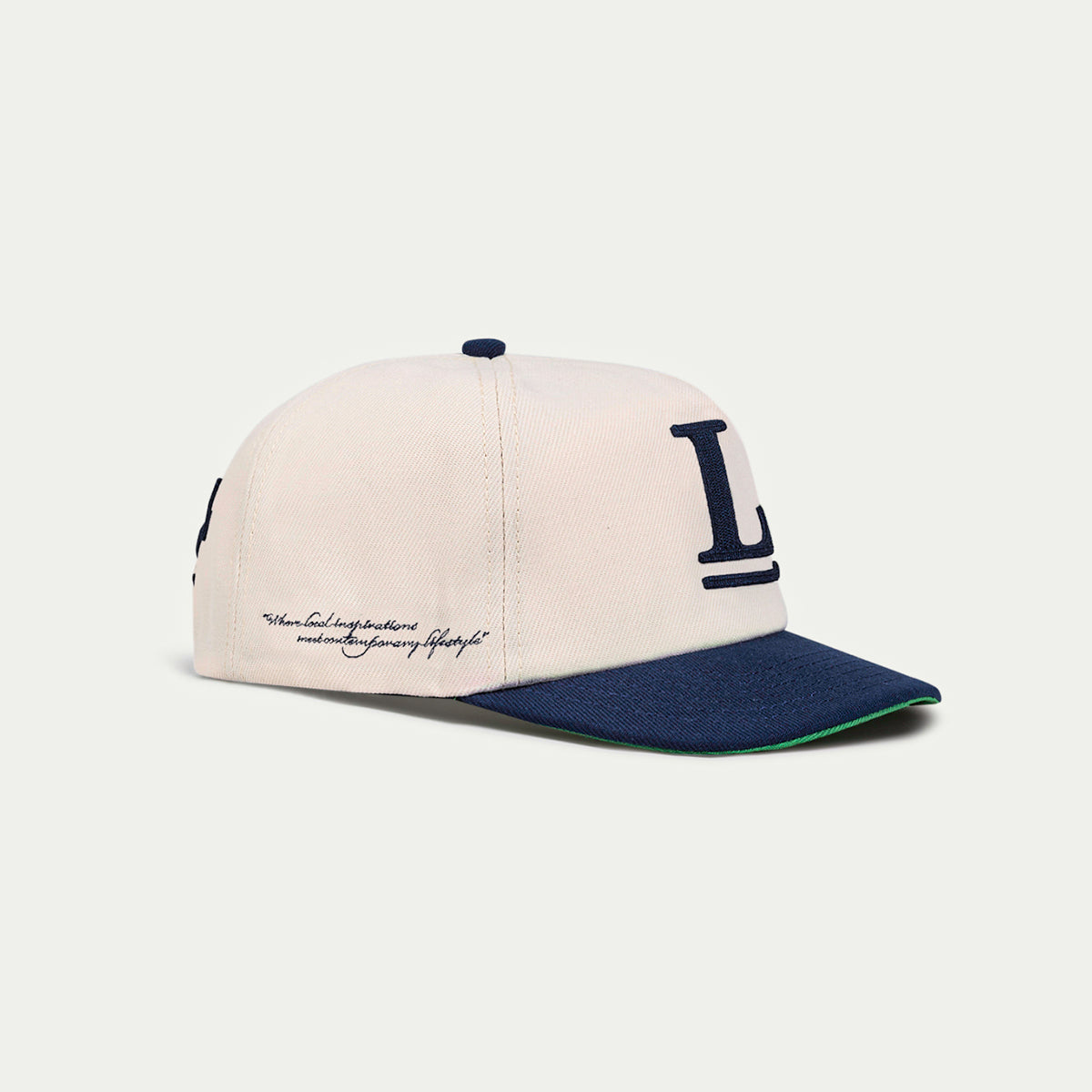帽子 local space Script Snapback Black Logo Cap | Black Vintage Snapback Inspired | Local Space