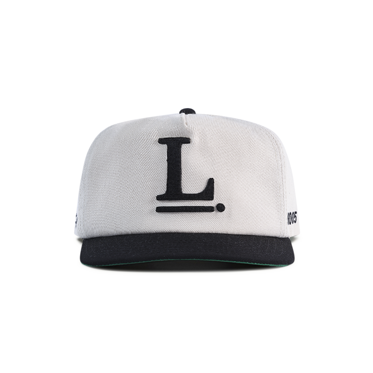 Logo Cap | White & Black Vintage Snapback Inspired | Local Space