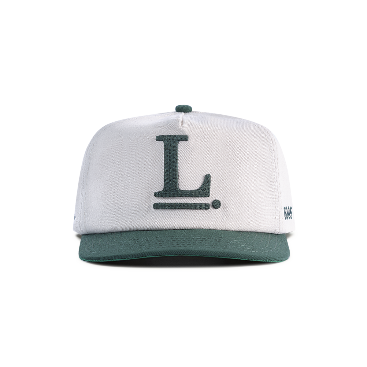 Logo Cap | White & Green Vintage Snapback Inspired | Local Space