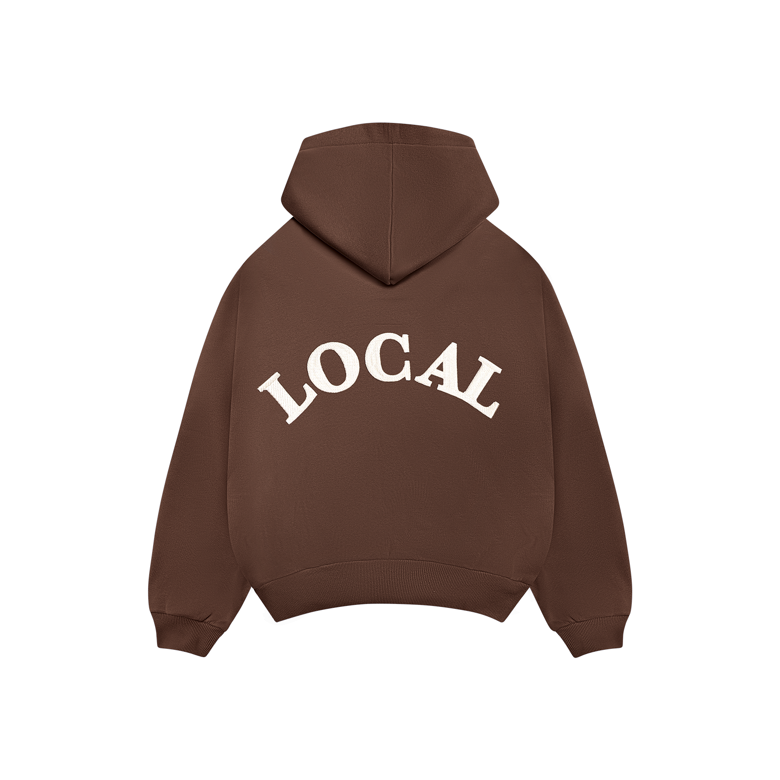 LOGO COLLECTION | Brown Logo Hoodie | Local Space