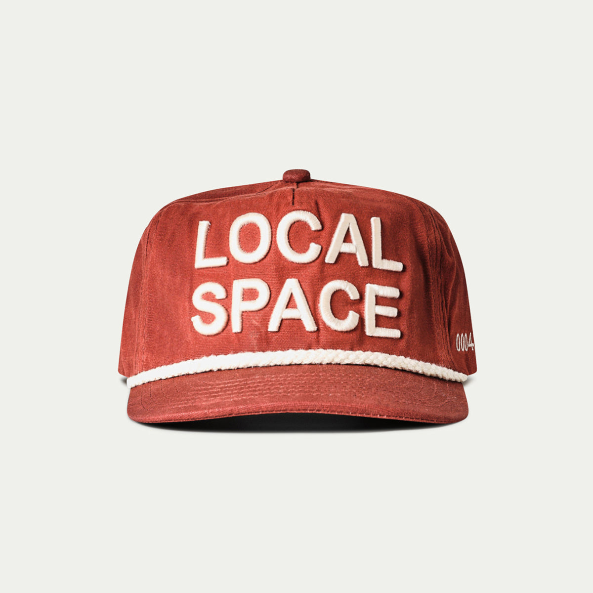 Waxed Orange Vintage-Inspired Snapback | Merch Cap | Local Space