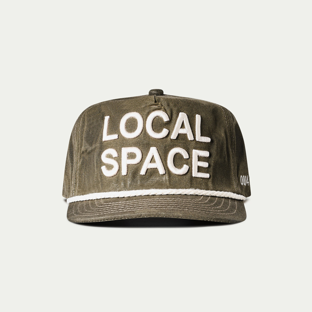local space cap キャップ Waxed Olive Vintage-Inspired Snapback | Merch Cap | Local Space