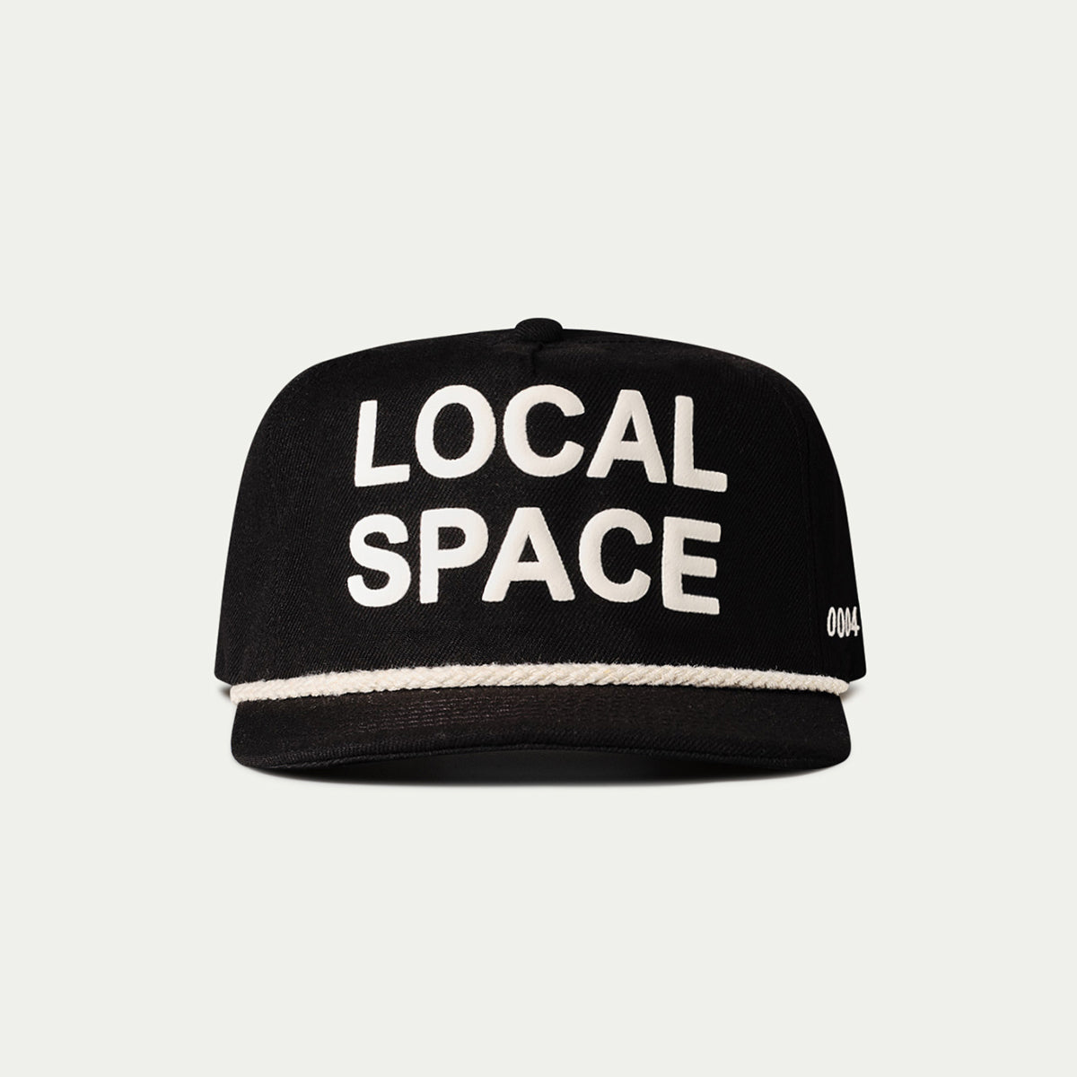帽子 local space Script Snapback Black Black Vintage-Inspired Snapback | Merch Cap | Local Space — local