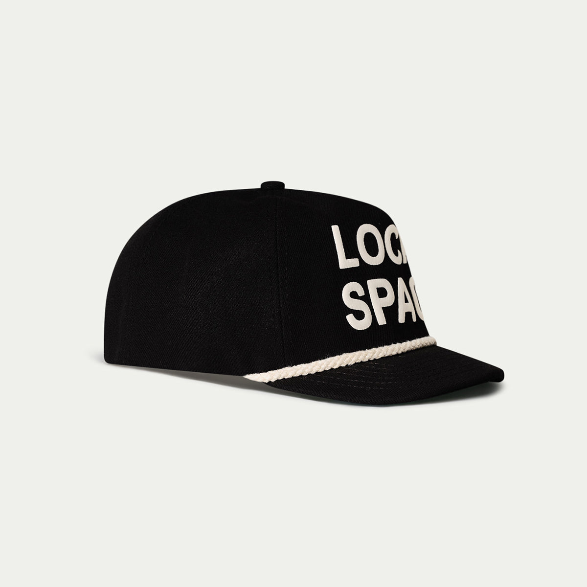 Black Vintage-Inspired Snapback | Merch Cap | Local Space — local