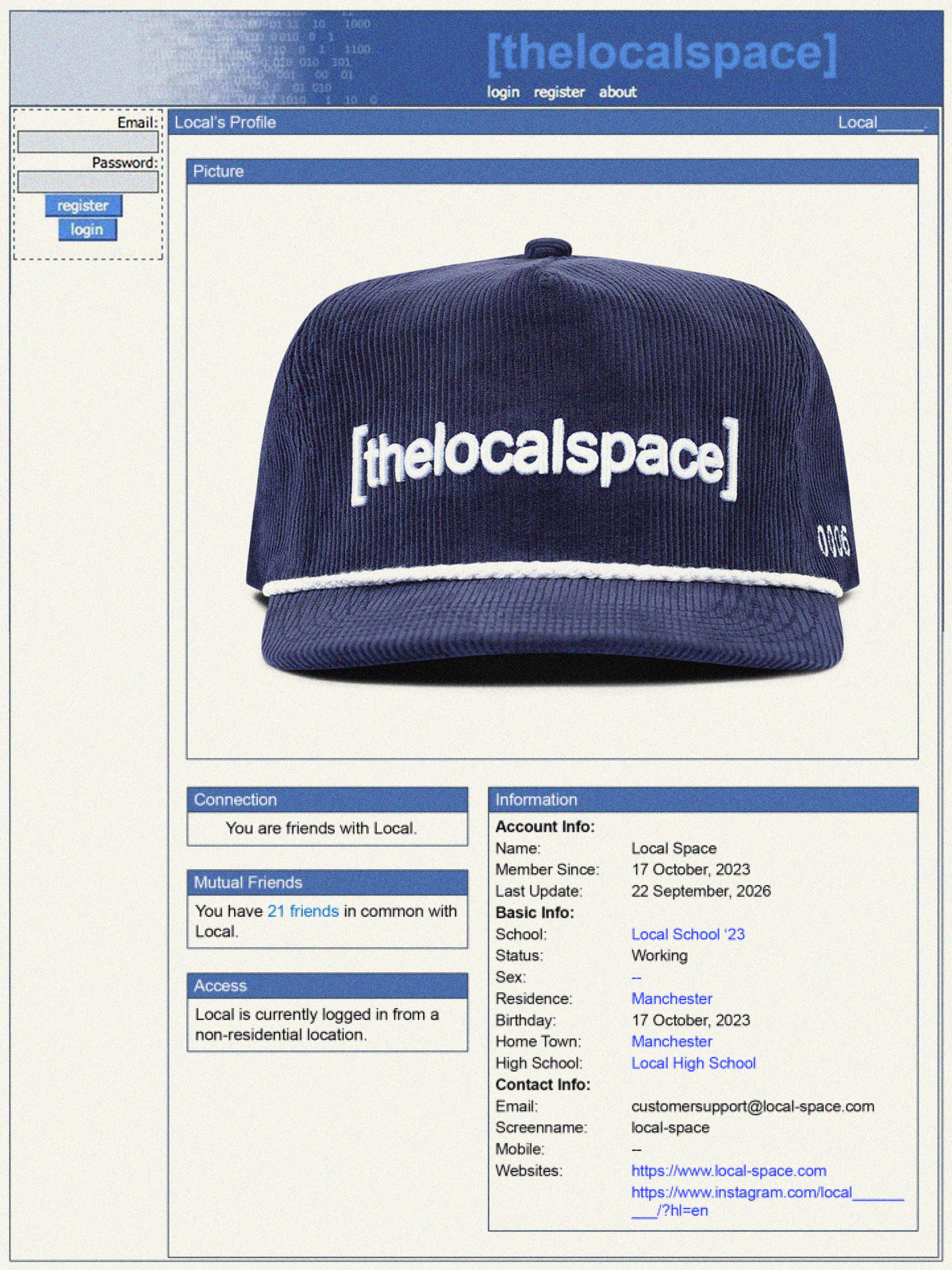 Social Network Cap
