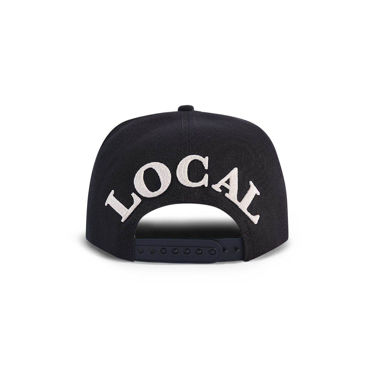 Logo Cap | Black Vintage Snapback Inspired | Local Space