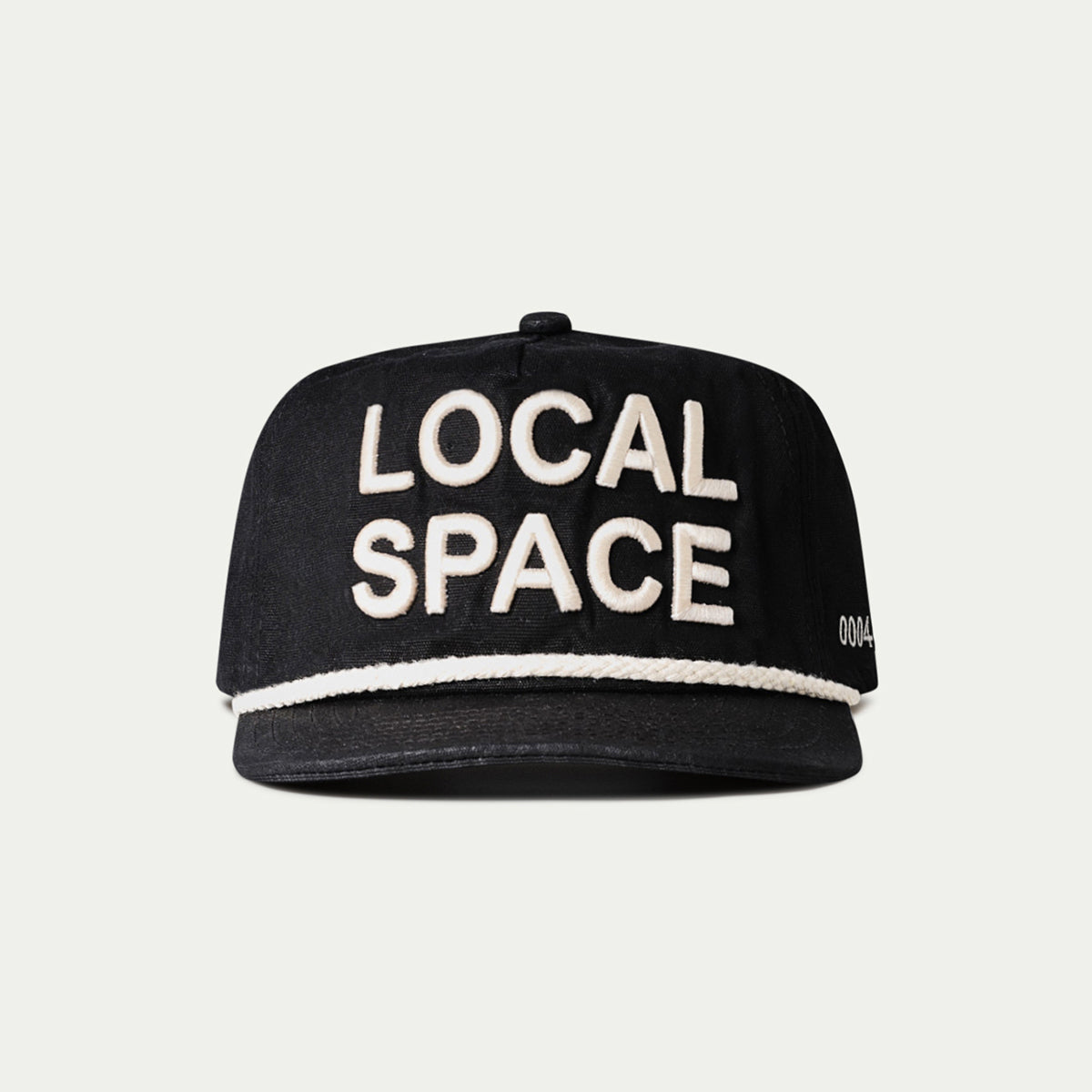 Waxed Black Vintage-Inspired Snapback | Merch Cap | Local Space