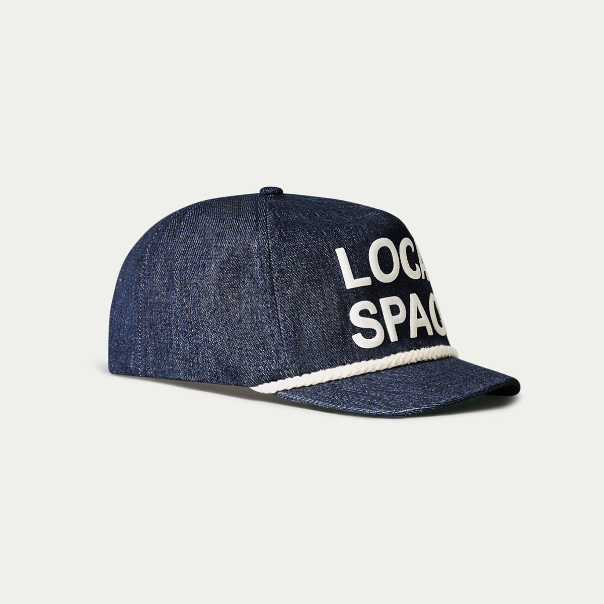 Denim Vintage-Inspired Snapback | Merch Cap | Local Space